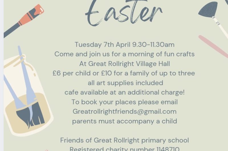 Join us for Easter Crafts